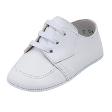 White Leather Pre Walk Baby Boys Shoes | Size 0 1