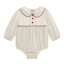 Classic Christmas Tartan Bow Bubble | 0-3M 3-6M