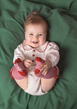 Classic Christmas Tartan Bow Bubble | 0-3M 3-6M