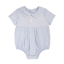 Blue French Knot Bunny Bubble | 0-3M 3-6M