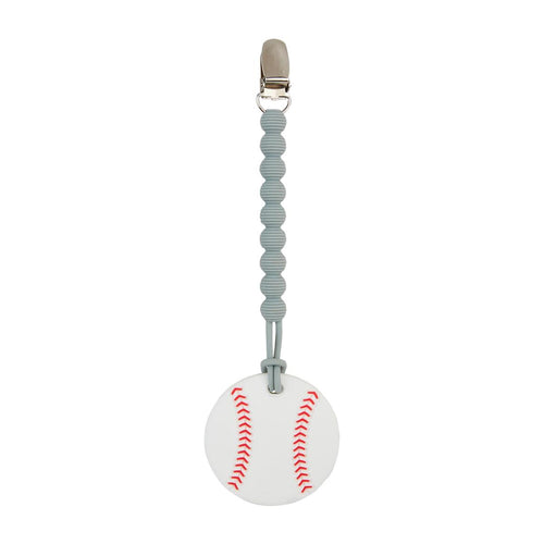 Baseball Clip On Silicone Teether