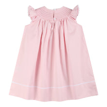 Pink and White Bows Smocked Bishop Dress | 6-12M 12-18M 18-24M 2T 3T 4T 5Y 6Y
