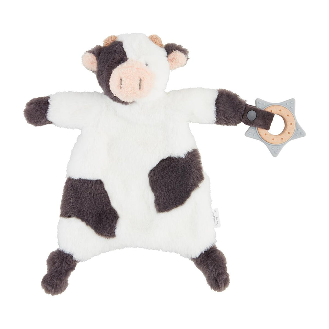 Black and White Cow Teether Woobie