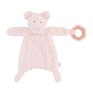 Pink Pig Teether Woobie