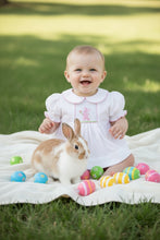 Pink Diaper Set with Easter Bunny Smocked Insert | Newborn 3 6 Months