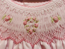 Pink Smocked Flower Heart Dress Set | 12 18 24 Months