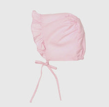 Pink Check Bishop Zig Zag Smocked Dress Set with Bonnet | Newborn