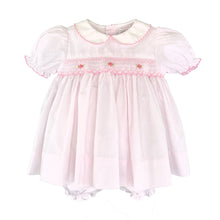 Pink Dot Smocked Dress Set | Newborn