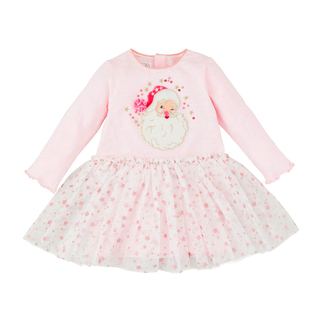 Season to Sparkle Pink Santa Tutu Dress | 12-18M 2T-3T 4T-5T