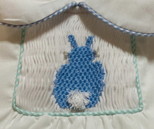 Aqua Check Easter Bunny Boys Diaper Set with Hat | Newborn 3 6 Months