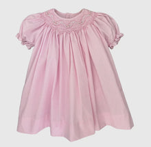Pink Check Bishop Zig Zag Smocked Dress Set | 3 6 9 Months