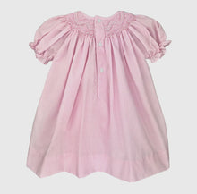 Pink Check Bishop Zig Zag Smocked Dress Set | 3 6 9 Months