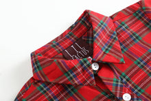 Red and Green Tartan Boy Dress Shirt | 18-24M 2T 3T 4T 5Y