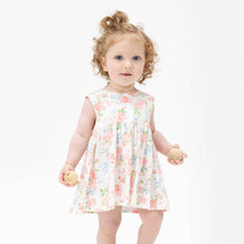 Cute Little Roses Infant Dress with Bow and Bloomer | 6-12M 12-18M 18-24M