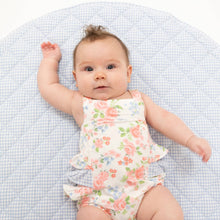 Cute Little Roses Ruffle Sunsuit | 3-6M 6-12M 12-18M
