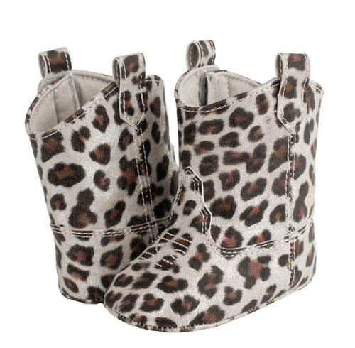 Shimmer Leopard Print Western Boots | Baby Size 0 1 2 3
