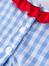 4th of July Plaid Smocked Dress | 2 3 4 5 6 Years