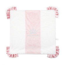 Pink White Elegant Charm Little Princess Blanket | 24" x 24"
