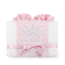 Pink White Elegant Charm Little Princess Blanket | 24" x 24"