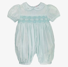 Mint Green Smocked French Bubble | 9 Months