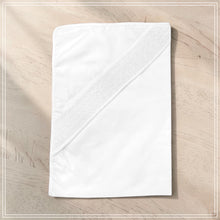 White Smocked Baby Blanket 26"