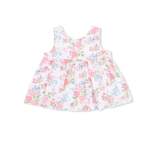 Cute Little Roses Infant Dress with Bow and Bloomer | 6-12M 12-18M 18-24M