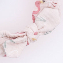 Flamingos Cotton Muslin Knot Headband
