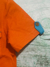 Orange 2 Pocket Polo and Plaid Shorts Set | 6-12M 12-18M 18-24M 2T 3T 4T