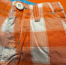 Orange 2 Pocket Polo and Plaid Shorts Set | 6-12M 12-18M 18-24M 2T 3T 4T