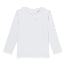 Layering or Blank Boys Long Sleeve Peter Pan Collar Tee Shirt | 12M 18M 2T