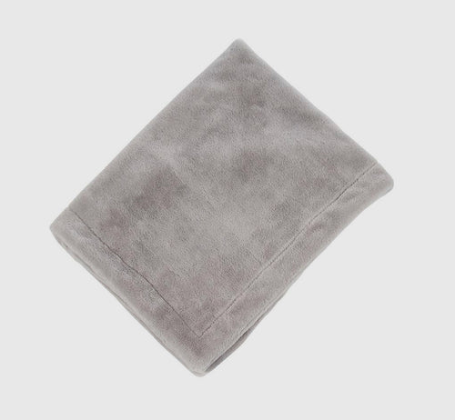 Soft Gray Luxurious Fur Baby Blanket | 30