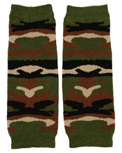 Green Camouflage Leg Warmers | 8" or 12"