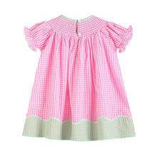 Pink Gingham Bunnies Smocked Bishop Dress | 12-18M 18-24M 3T 4T 5Y