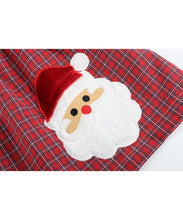Red Plaid Santa Bow Sleeveless Babydoll Dress | 3-6M 6-12M 12-18M 2T 3T 4T 5Y 6Y
