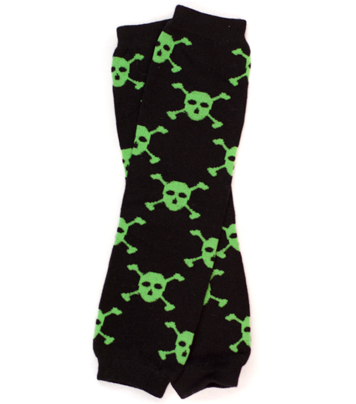 Rocklin Locklan Black and Green Halloween Leg Warmers | 12