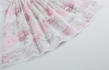 Pink Rose Floral Print Bishop Dress | 3-6M 6-12M 12-18M 18-24M 2T 3T 4T 5Y 6Y