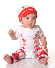 Red White and Navy Superstar Baseball Leg Warmers | 12"