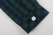 Blue and Green Tartan Boy Dress Shirt  12-18M 2T 3T 4T 5Y