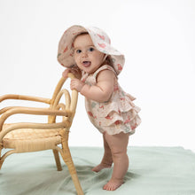 Flamingos Cotton Muslin Ruffle Sunsuit | 3-6M 6-12M 12-18M