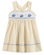 Buttercream Yellow Whale Smocked Dress | 3-6M 6-12M 12-18M 18-24M 2T 3T 4T 5Y 6Y