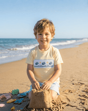Buttercream Yellow Whale Smocked Shirt and Shorts Set | 2T 3T 4T 5Y