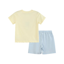 Buttercream Yellow Whale Smocked Shirt and Shorts Set | 2T 3T 4T 5Y