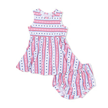 Stars and Stripes Patriotic Tank Dress with Bloomer | 2T 3T 4T