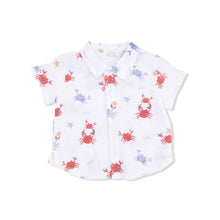 Crayon Crabs Polo Button Up with Everyday Shorts Set | 2T 3T 4T