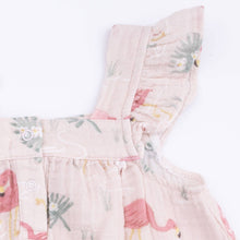 Flamingos Cotton Muslin Sundress & Ruffle Bloomer | 12-18M 18-24M