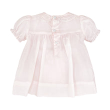 Pink Lace Smocked Dress Set with Hat | Preemie