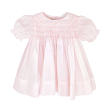 Pink Lace Smocked Dress Set with Hat | Preemie