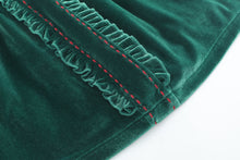 Green Velvet Holiday Dress | 3-6M 6-12M 12-18M 18-24M 2T 3T 4T 5Y 6Y