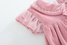 Pink Velvet Holiday Dress | 3-6M 6-12M 12-18M 18-24M 2T 3T 4T 5Y 6Y
