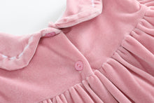 Pink Velvet Holiday Dress | 3-6M 6-12M 12-18M 18-24M 2T 3T 4T 5Y 6Y
